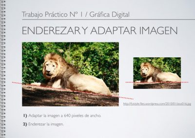 TP Nº 1/GD: Enderezar y adaptar imagen en Photoshop.